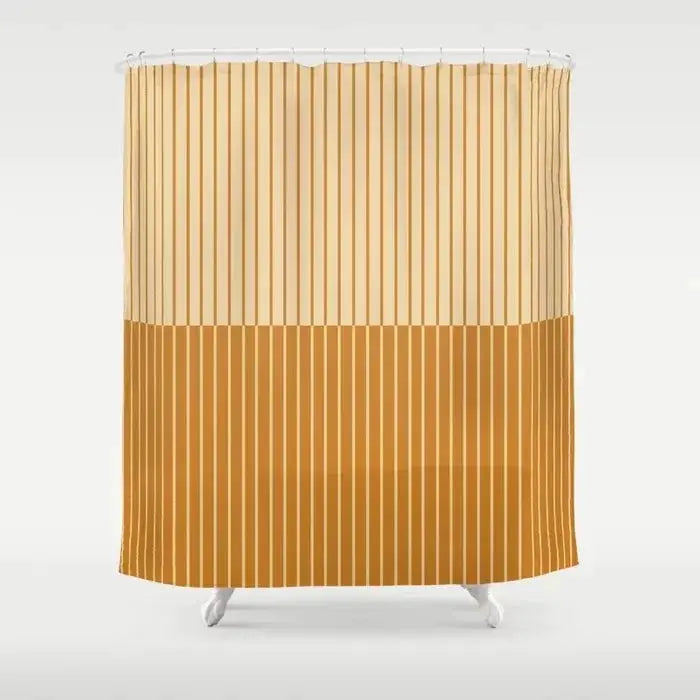 Simple Colorful Lines Modern Fashion Pattern Shower Curtain Home Decoration Creative Personalized Shower Curtains from PriceLows™