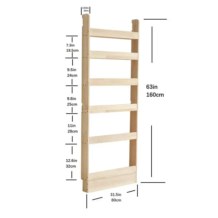 Solid Wood Bookshelf Bookcase Book Shelf Organizer for Books, Toy Storage Bookshelf Rack Wall for Kids and Adults Width 31.5in 8 from PriceLows™