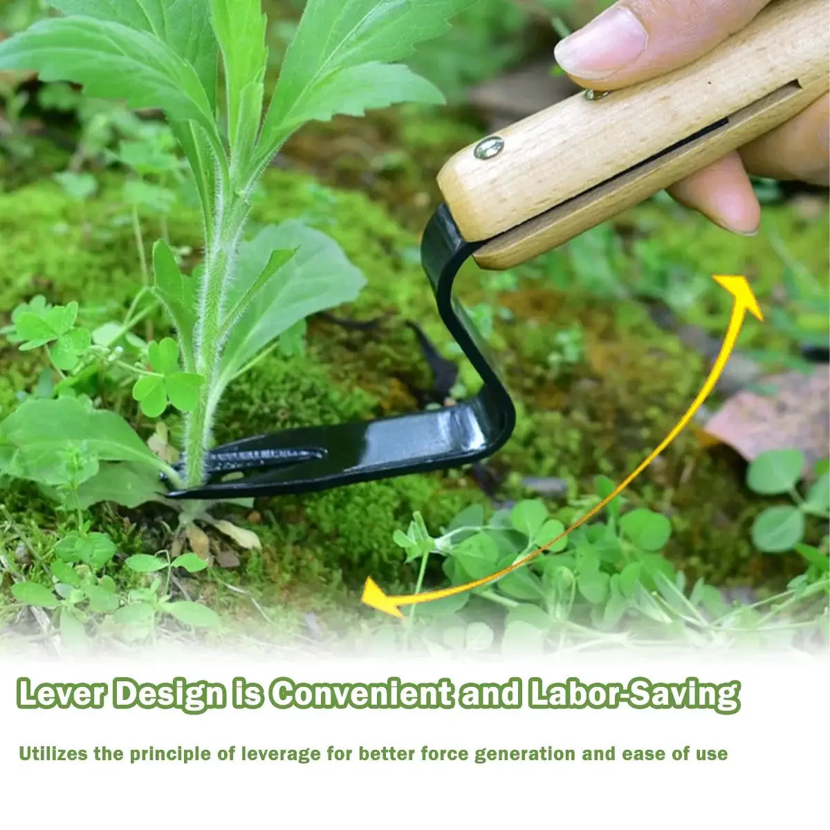 Effortless Weed Removal Tool - T TOVIA Handheld Dandelion Puller & Garden Fork, Durable Metal Construction for Lawn Care from PriceLows™