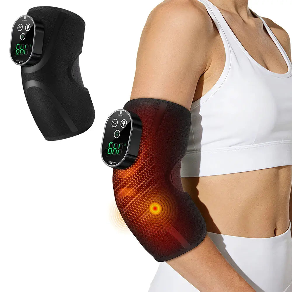 Electric Elbow Brace | Adjustable Heating Wrap | Cordless USB Power