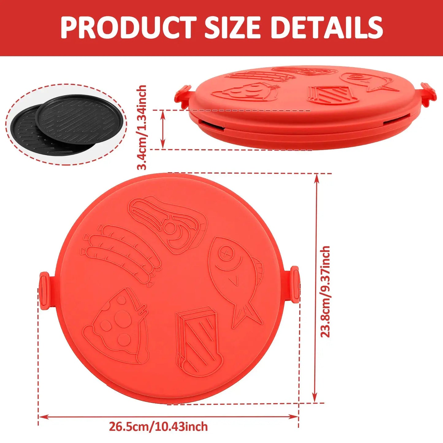 Microwave Sandwich Maker | Silicone Sleeve | Bacon Cooker | One Size
