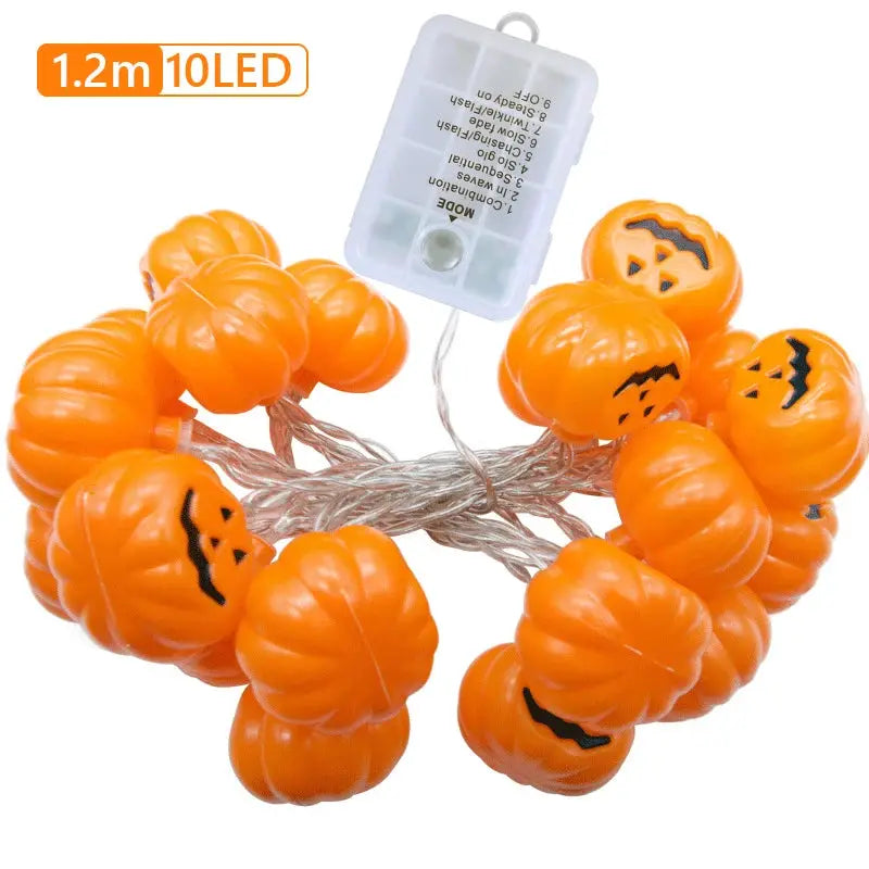1.2M-5M Halloween Pumpkin String Lights LED 3D Pumpkin Twinkle Light Battery Powered Atmosphere Fairy Lamp Halloween Decoration from PriceLows™