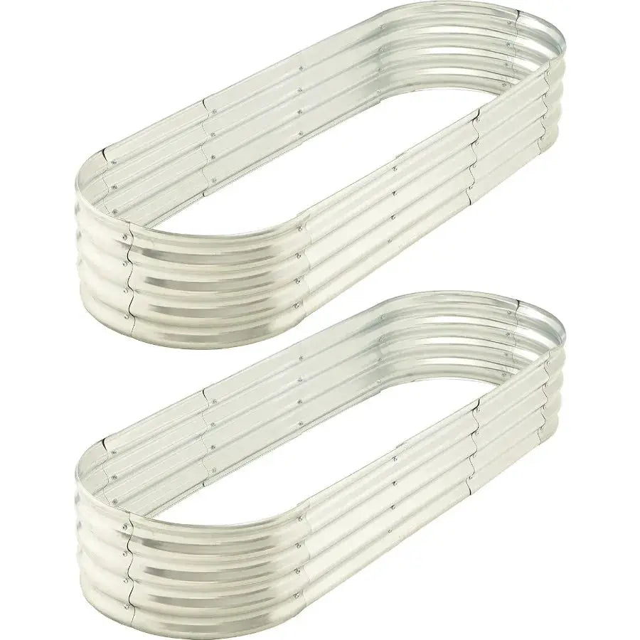 6 ft x 2 ft Raised Garden Bed Metal Elevated Planter for Vegetable Flower Herb 2pk from PriceLows™
