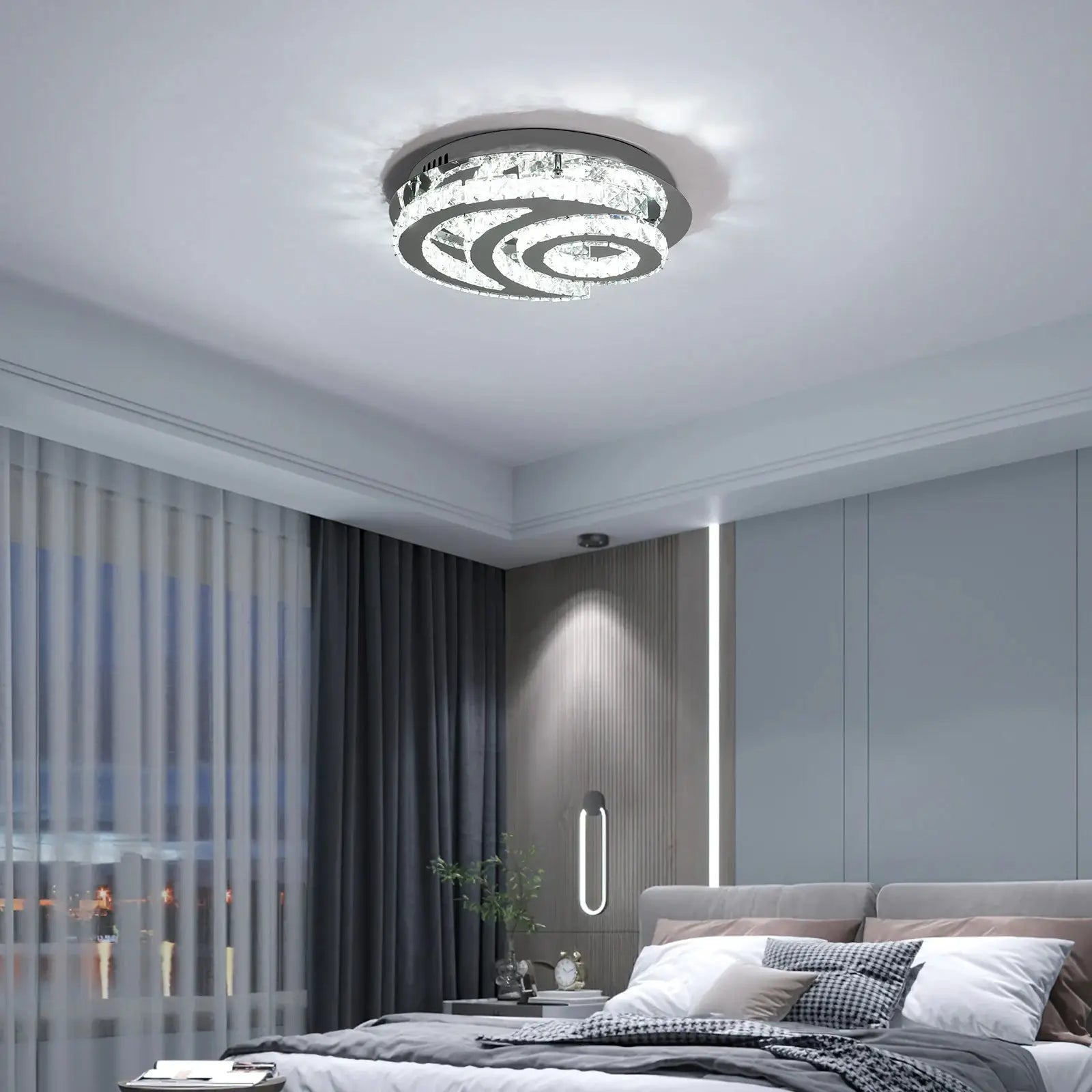 LED Ceiling Light Cold White Light, Modern Ceiling Light, Embedded Ceiling Light for Kitchen, Living Room, Bedroom, Balcony from PriceLows™