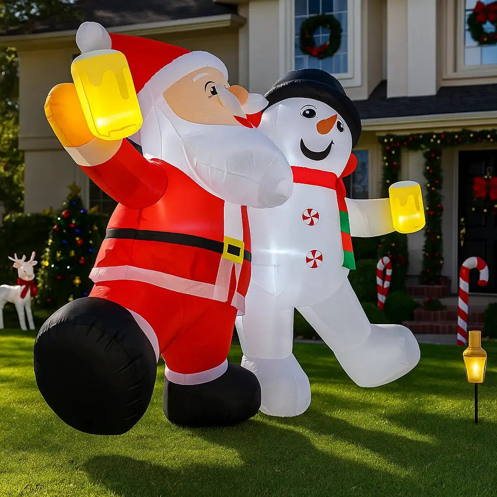 Christmas Yard Inflatables | LED Outdoor Lighting | 12 V DC Powered | 5.9 Ft