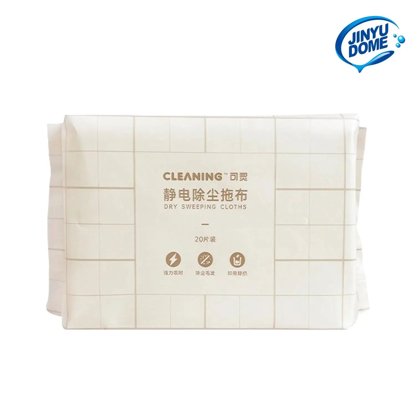 JINYUDOME 8.8x12inch Disposable Electrostatic Dust Mop Pads High-Efficiency Swiffer Compatible Wet/Dry Mop Floor Cleaning Cloth from PriceLows™