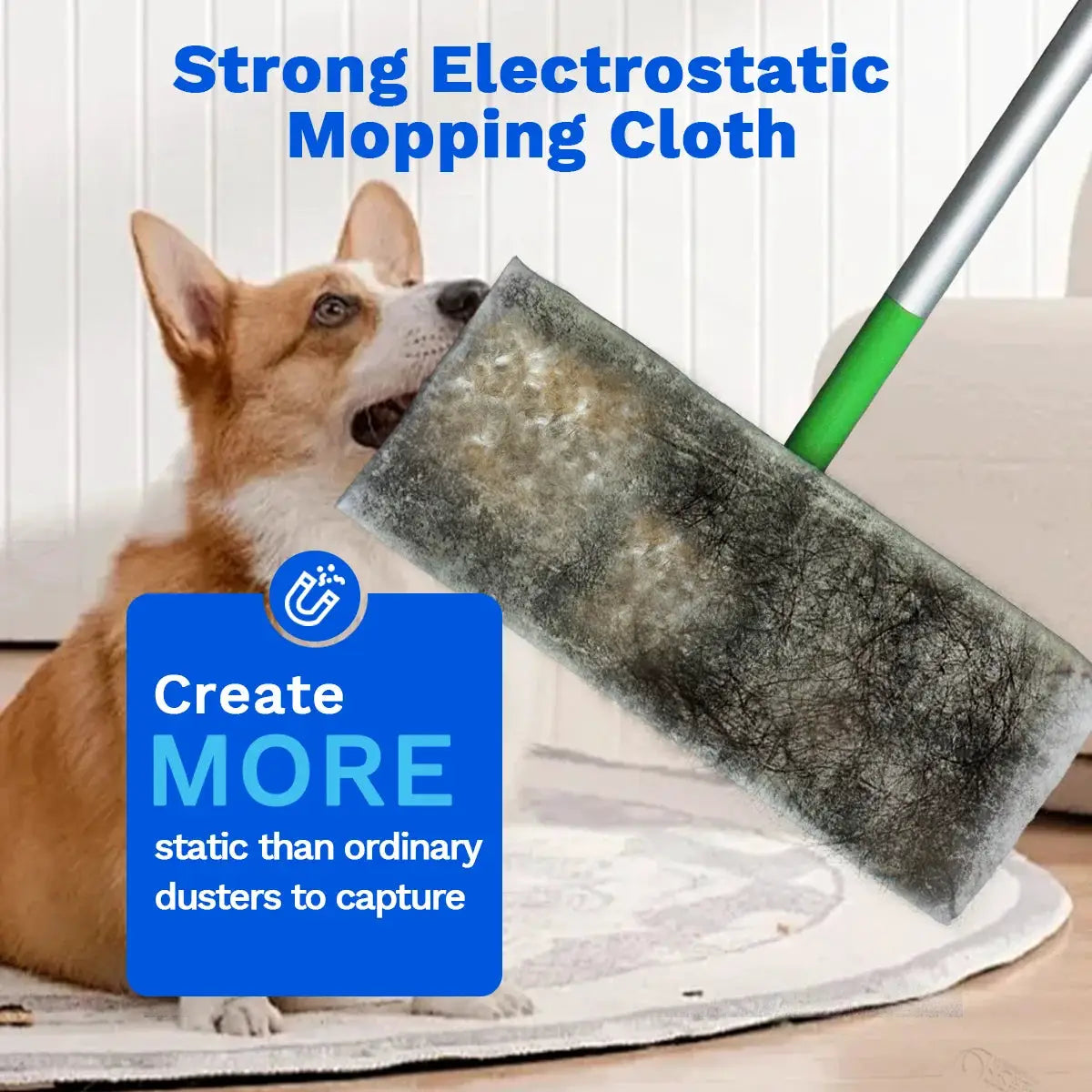 JINYUDOME Electrostatic Dust Mop Pads 8.8x12inch High-Efficiency Disposable Swiffer Wet/Dry Mop Floor Cleaning Cloths from PriceLows™