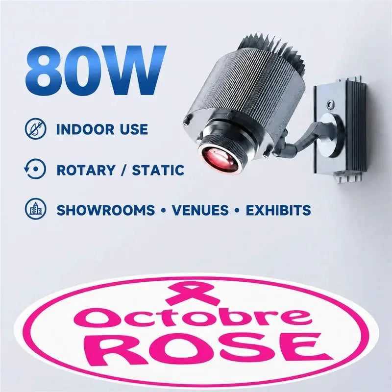 Gobo Projector Light | Waterproof Outdoor | Rotating LED Focus | Custom Sets