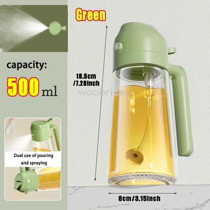 Oil Sprayer | Glass Bottle | Anti Leakage | 2 In 1