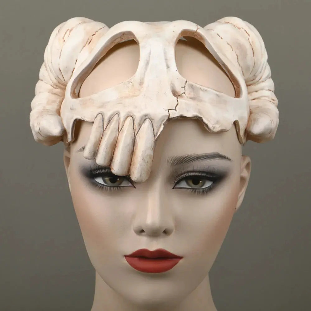 Anime Neliel Cosplay Mask | Thousand Year Blood War | Goat Horn | Adult Size