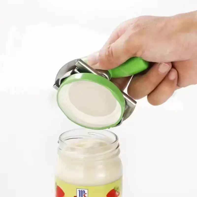 Bottle Opener | Stainless Steel | Rotating Design | White 7.5x4x7 cm
