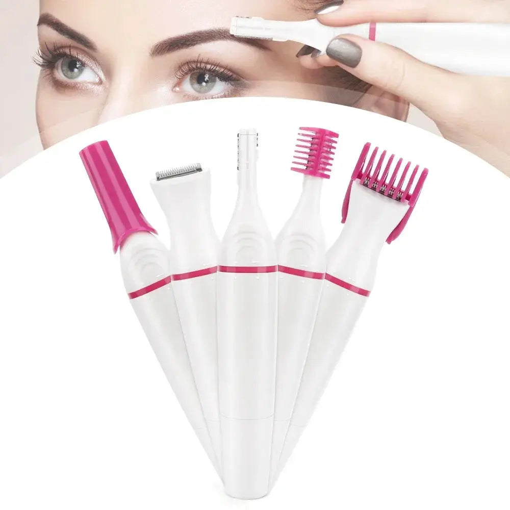 5-in-1 Electric Epilator | Wet And Dry Use | Metal Heads
