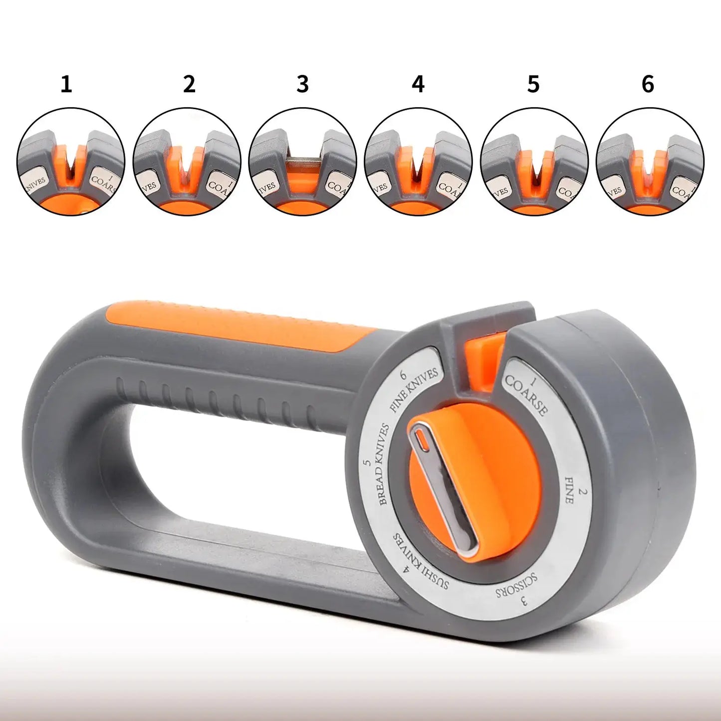 Diamond Knife Sharpener | Six In One Tool | Manual Angle Setting