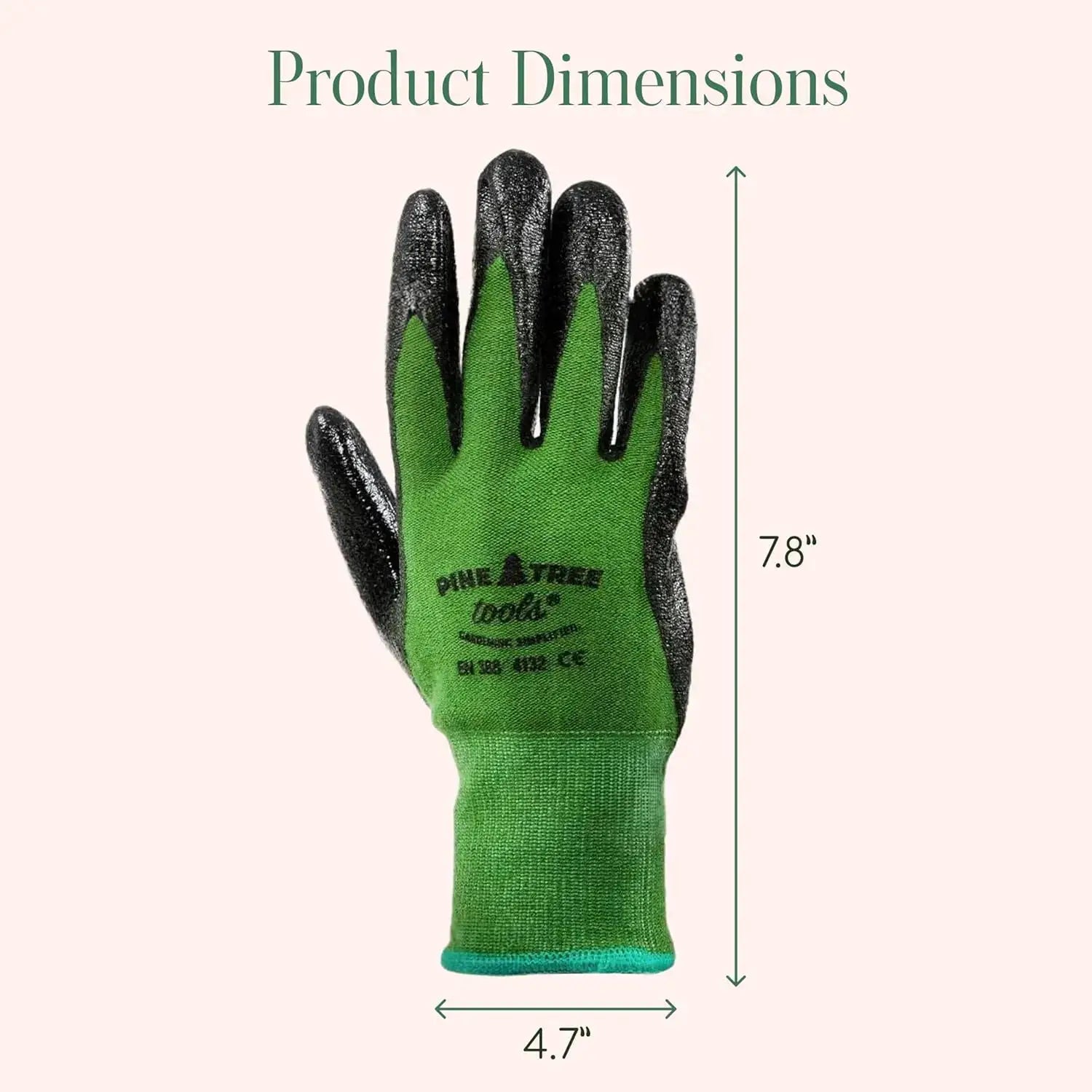 Bamboo Gardening Gloves – Rubber Coated, Touchscreen Friendly, Breathable & Lightweight from PriceLows™