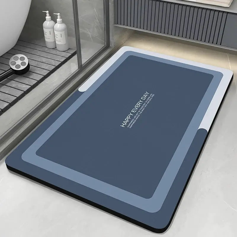 Diatomite Bath Mats Bathroom Absorbent Anti Slip Floor Mat Foot Carpet Quick Dry Shower Toilet Rug Doormat Washable from PriceLows™