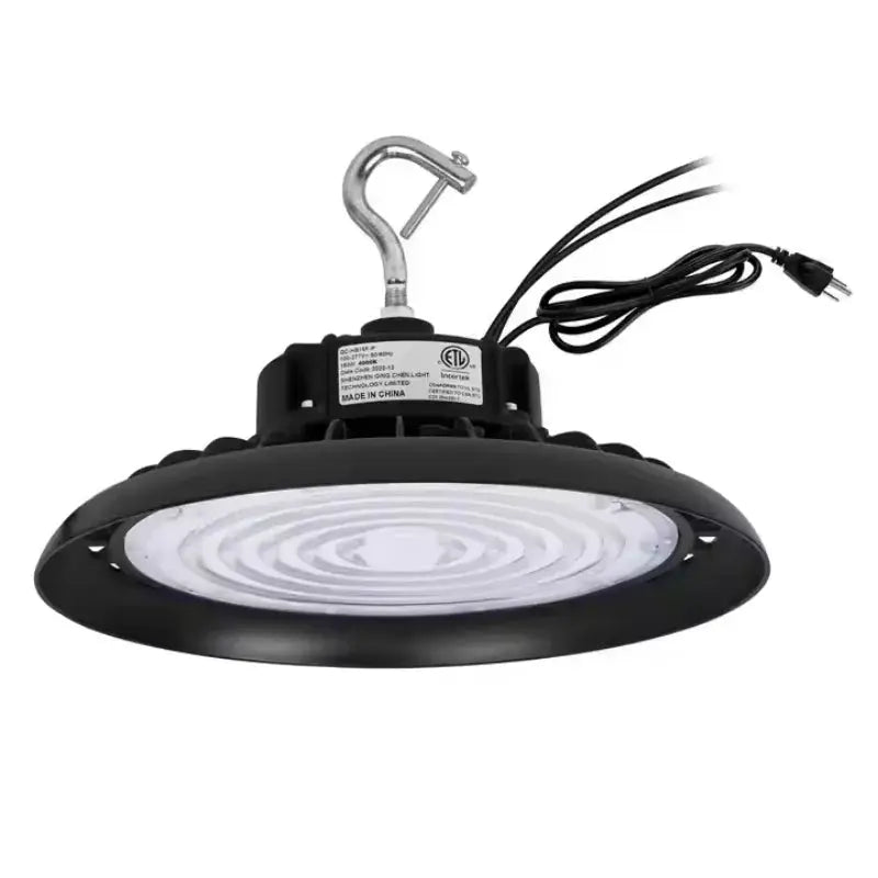 ETL Certified Nature White 4000K LED High Bay Light 150W 0-10v Dimmalbe UFO High Bay LED Shop Light for Warehouse Shop Barn Gym from PriceLows™