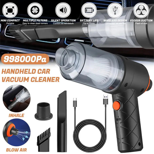 Portable Car Wireless Vacuum Cleaner Powerful Suction Handheld Vacuum Cleaner High Power for Car Home from PriceLows™