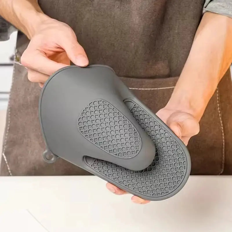 Silicone Oven Mitts | Heat Resistant | Non Slip Honeycomb Grip | 2 Pack