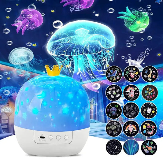 Night Light | Sky Projection | LED Bulbs Included | 15in1