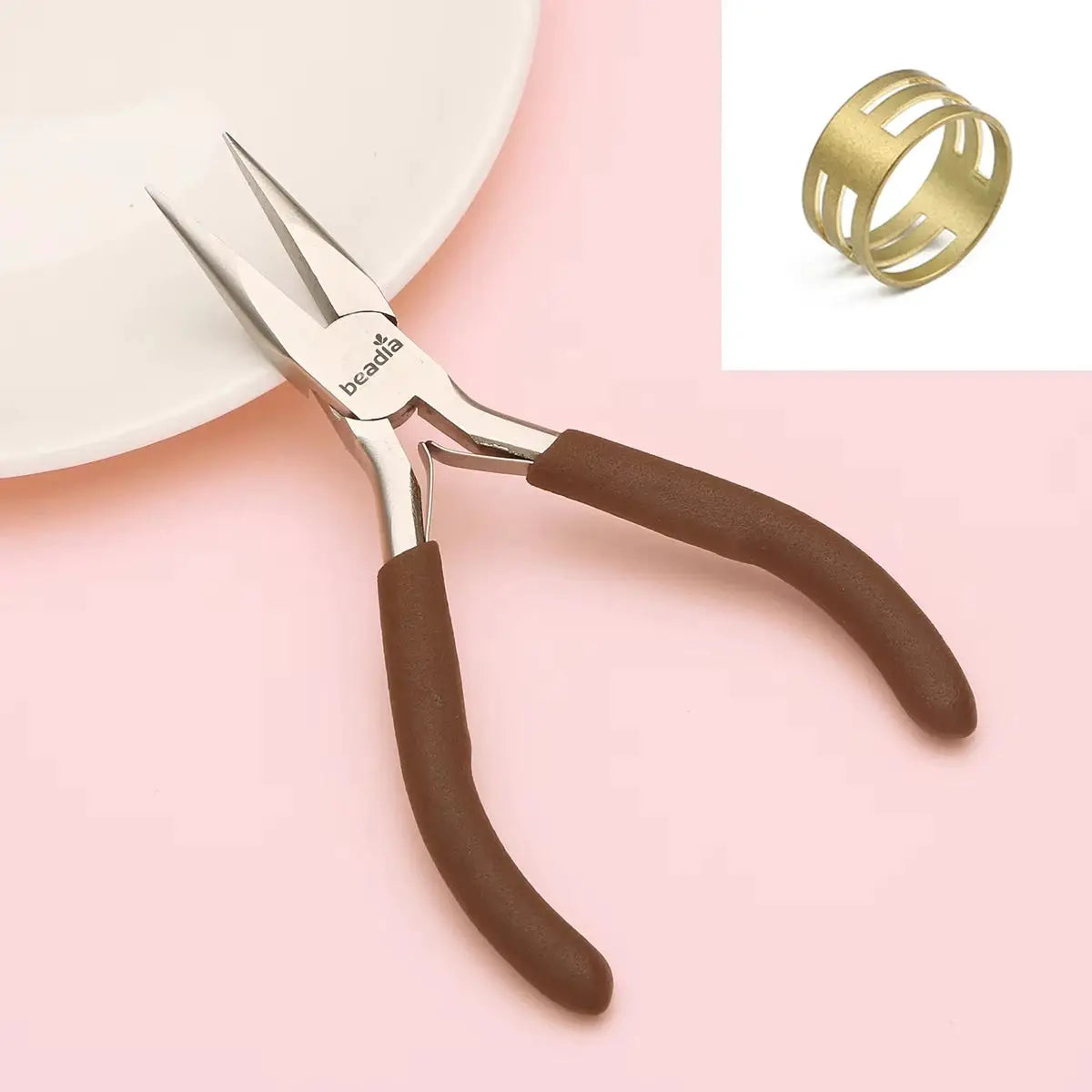 Carbon Steel Mini Pliers | Fine Tip Precision | DIY Beading Tool