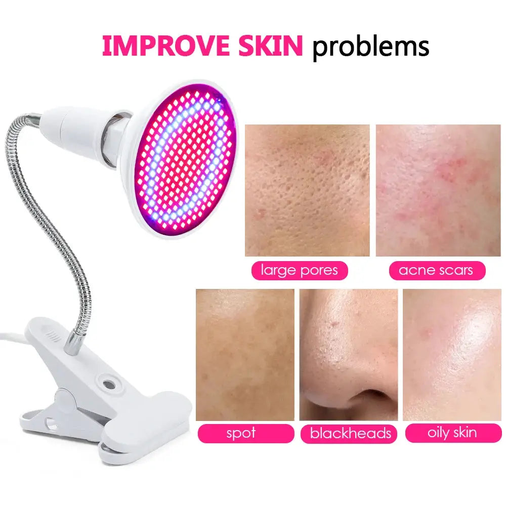 LED Red Light Photon Therapy Face Mask Beauty Instrument Facial SPA Acne Wrinkle Removal Skin Rejuvenation Anti Age Device from PriceLows™
