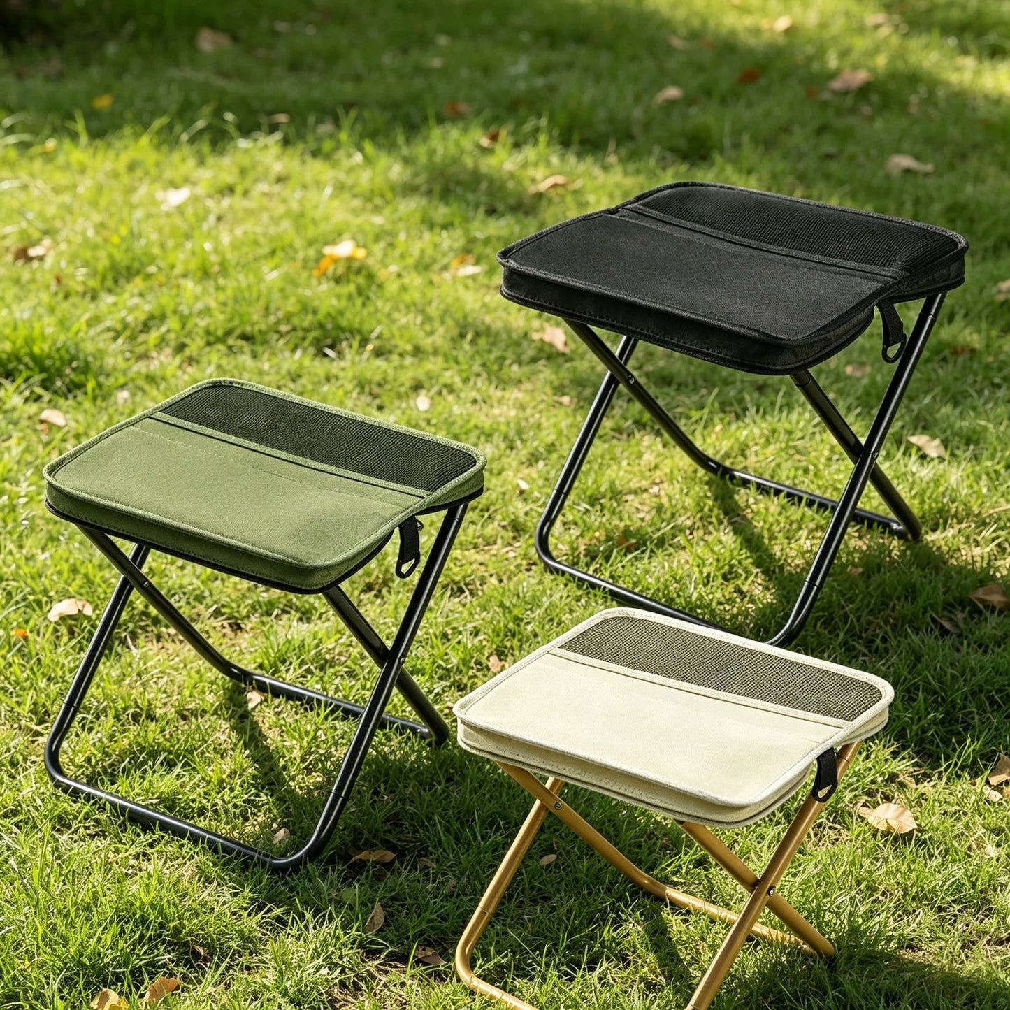 Ultralight Folding Stool | Camping Stool | Folds to Pocket Size | One Size