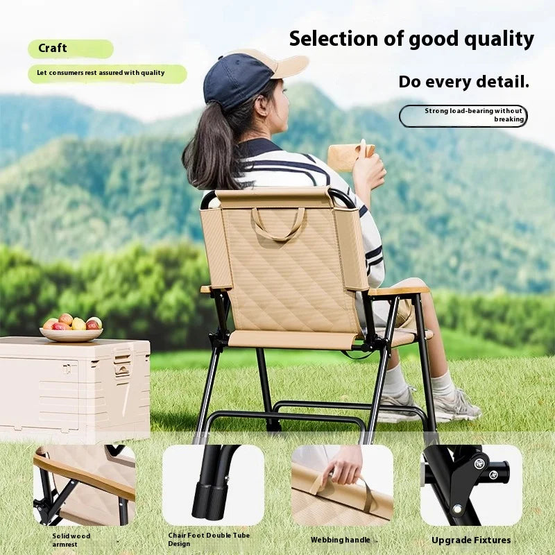 Outdoor Foldable Chair | Ultralight | Portable Beach Use | One Size