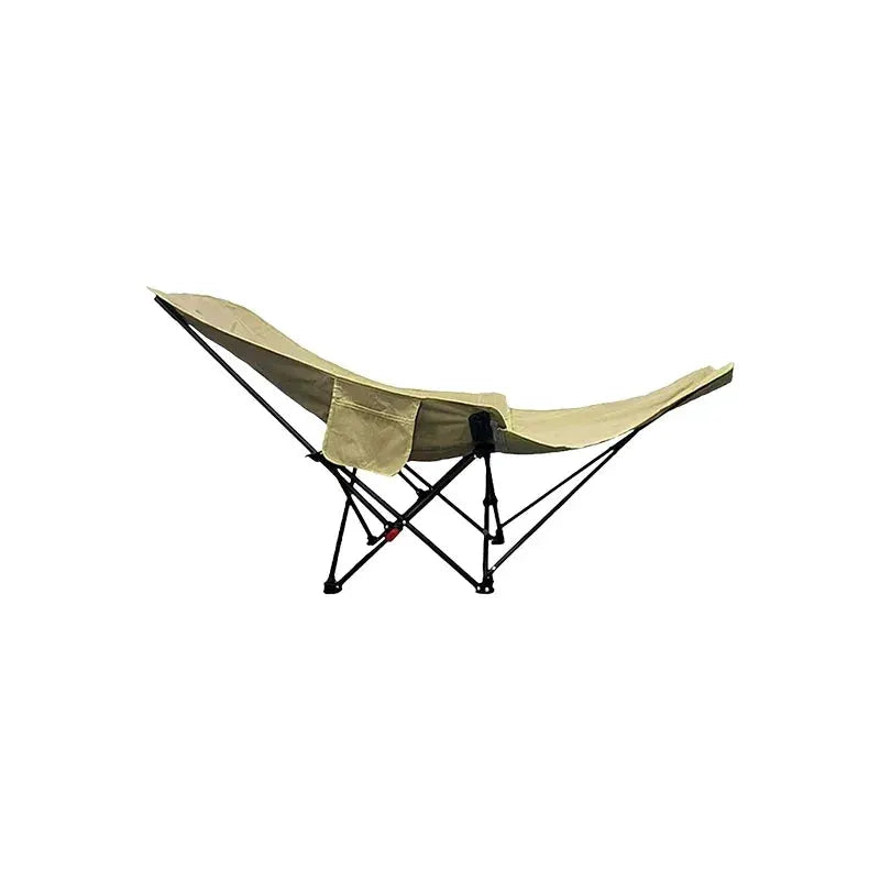 Outdoor Portable Beach Chair with Footrest - Foldable, Lightweight, Comfortable for The Beach/camping, Durable Fabric from PriceLows™