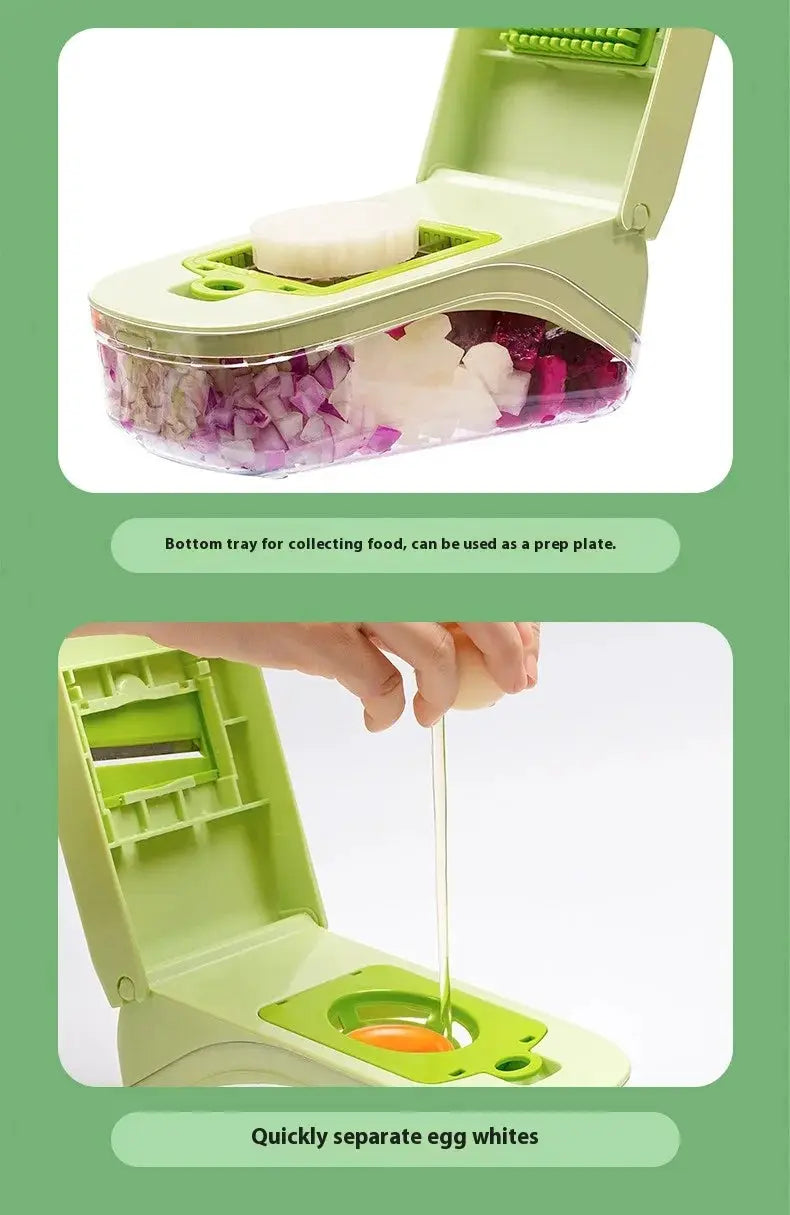 Vegetable Chopper | Stainless Steel Blades | Multi Functional Dicer Grater