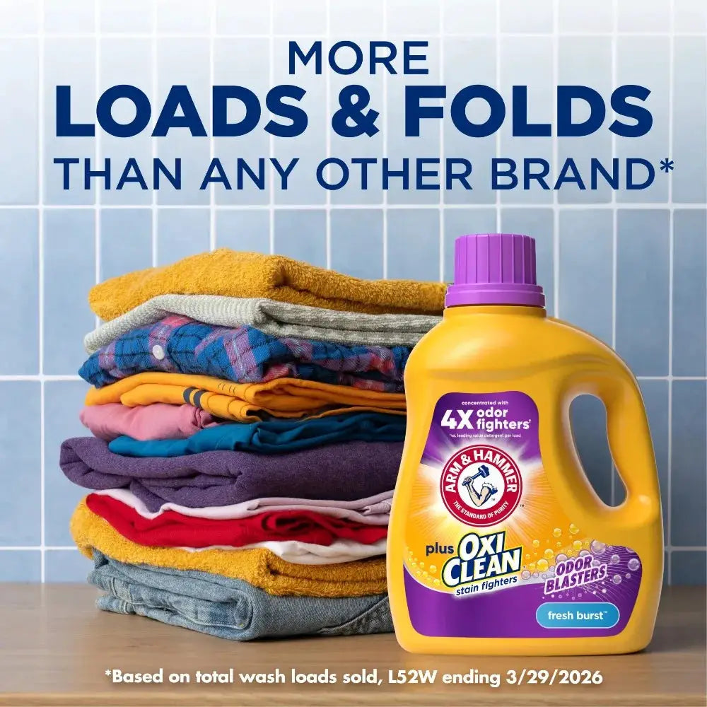Laundry Detergent | High Efficiency | Stain And Odor Removal | 200 Oz