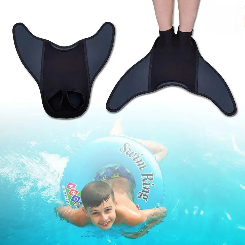 Mermaid Swimming Tail Monofin One-piece Flipper Swim Fins Training Fins for Kids Adults from PriceLows™