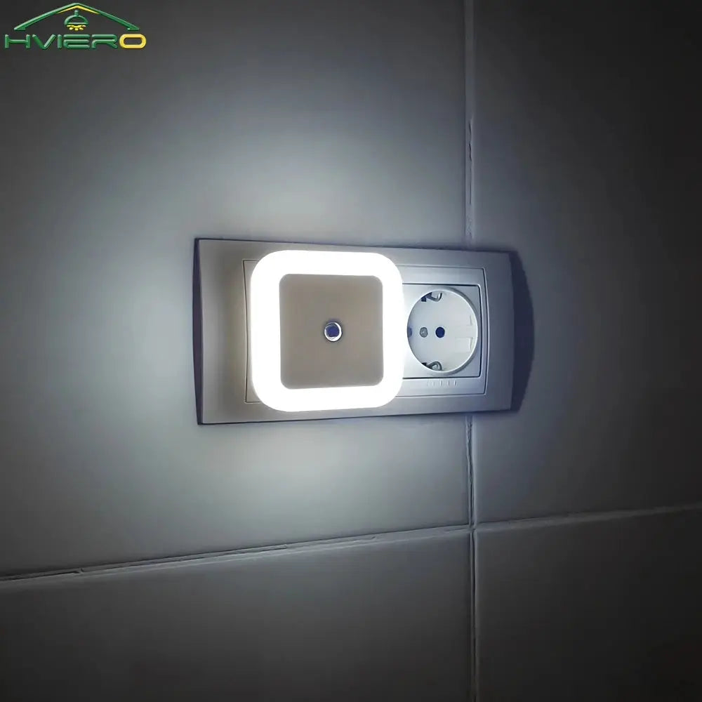 LED Night Lights Motion Sensor Smart Bulbs Plug Operated Bedside Square Wall Lamps Room Hallway Pathway Toilet Homes Lighting from PriceLows™