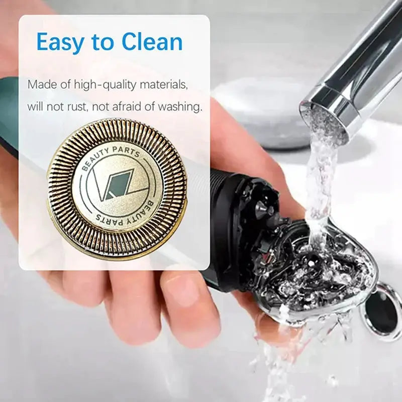 SH71 Replacement Shaving Heads For Norelco Shaver Series 7000 And Angular-Shaped Series 5000, SH71/52 Easy Install from PriceLows™