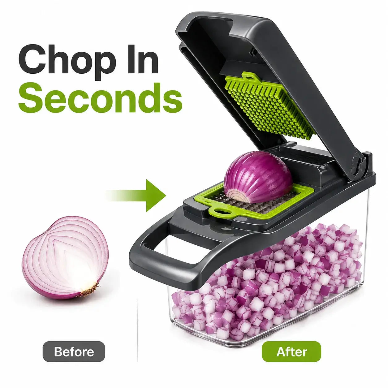 Vegetable Chopper | 16 In 1 Function | With Container | Meal Prep Tool