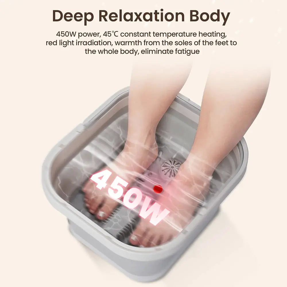 Portable Foot Bath Tub | Thermostatic Control | Foldable Design