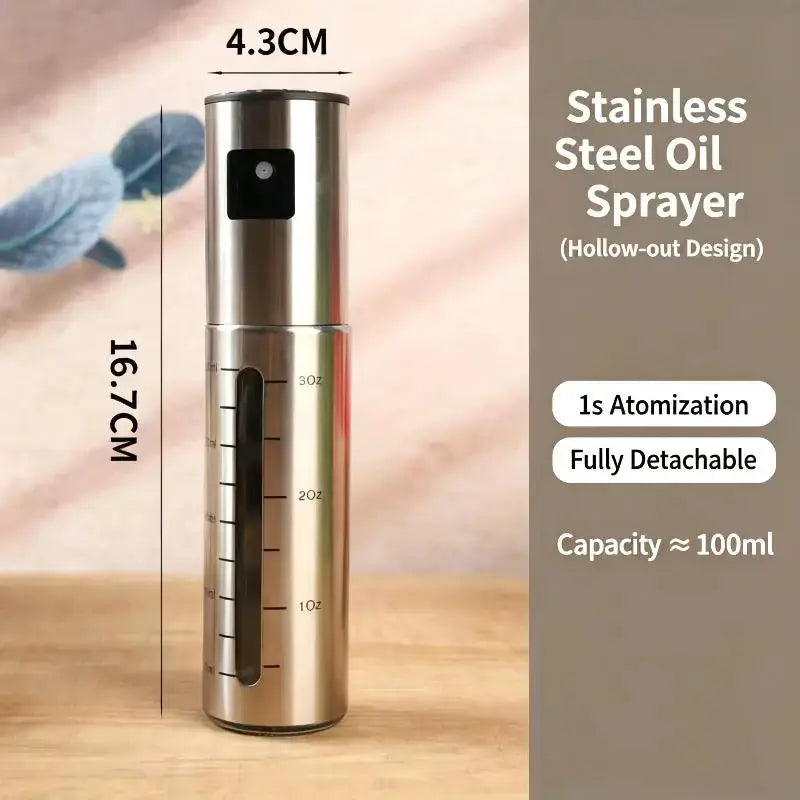 Olive Oil Sprayer | Glass Body | Stainless Steel Nozzle | One Size