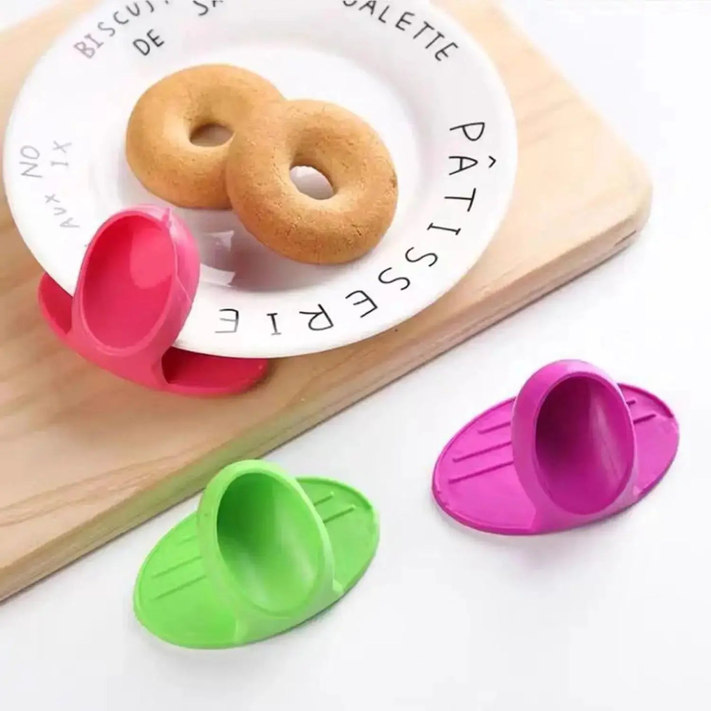Silicone Pot Holders | Heat Resistant | Mini Oven Mitts | 2 Pack