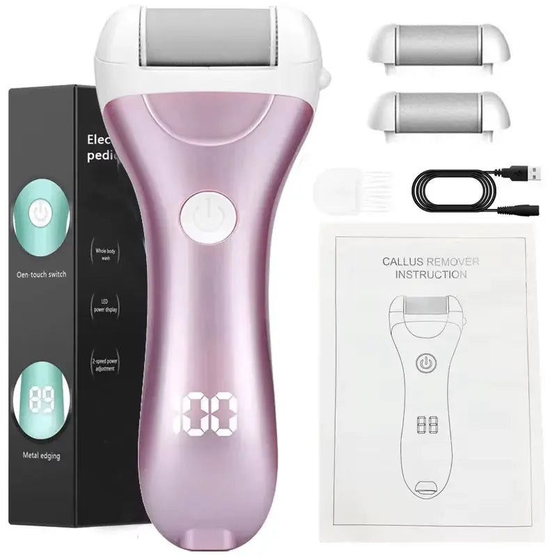 Portable Electric Vacuum Adsorption Foot Grinder Electronic Foot File Pedicure Tools Callus Remover Feet Care Sander green 2Pcs from PriceLows™