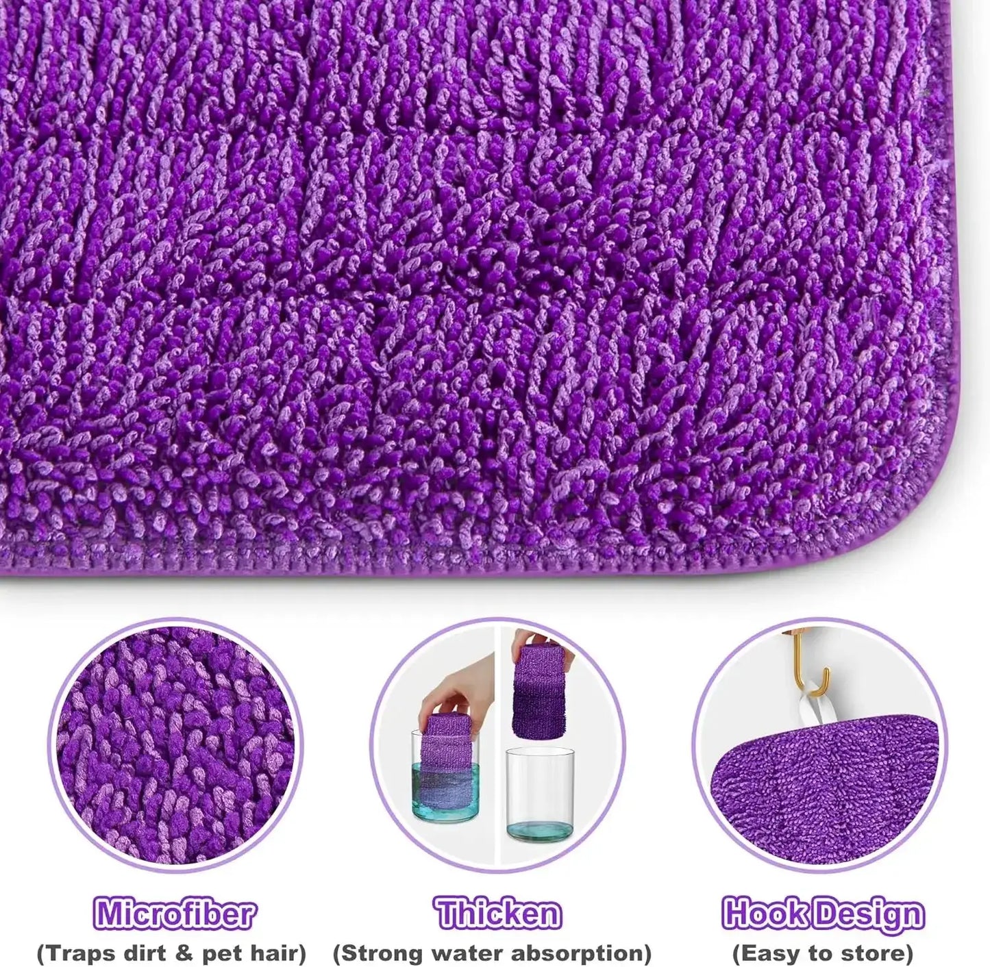 2PCS Reusable Mop Pads for Swiffer WetJet, Microfiber Refills Washable Mop Refill Pads Wet Dry Mop Replacement Heads from PriceLows™