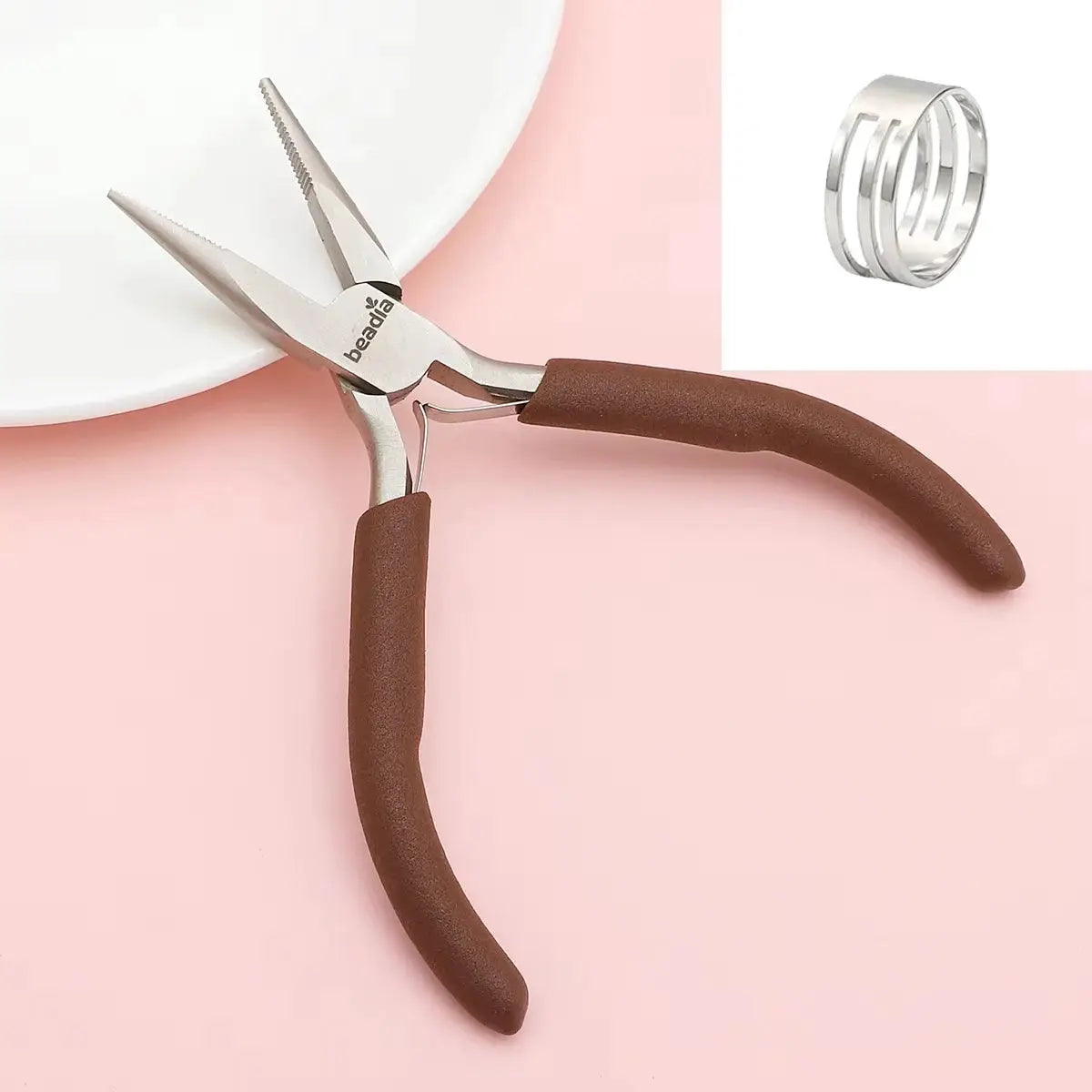 Carbon Steel Mini Pliers | Fine Tip Precision | DIY Beading Tool