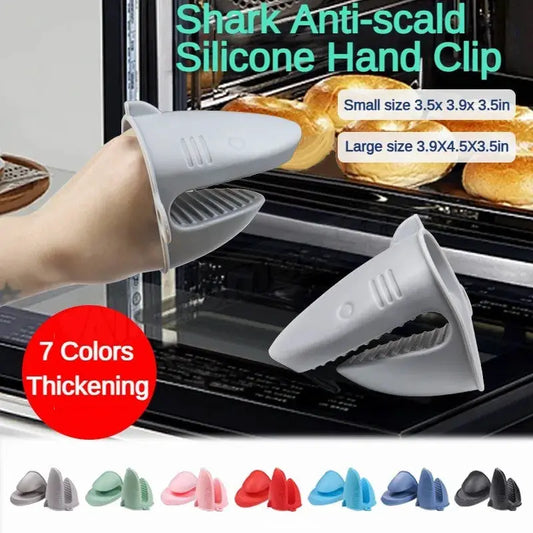 Oven Mitts | Shark Shaped Silicone | Anti Slip Heat Resistant | One Size