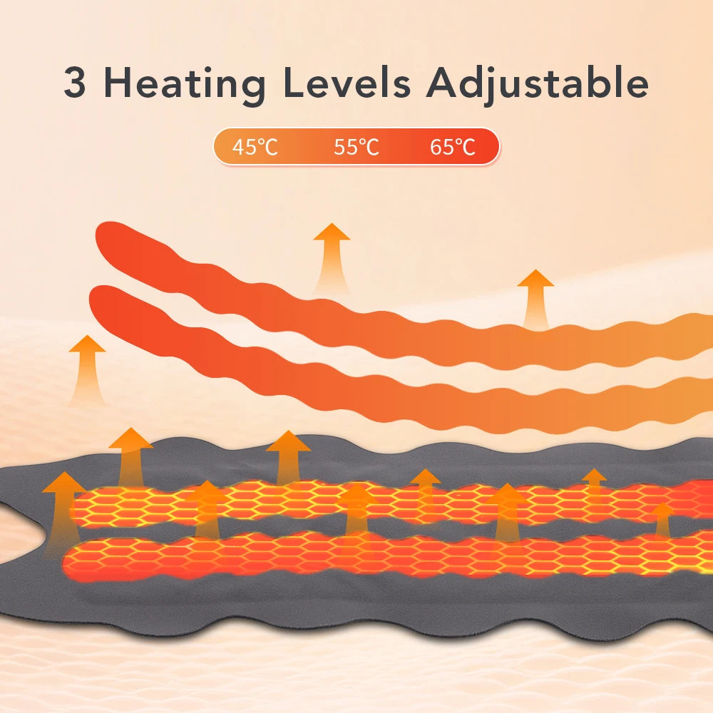 Cordless Wrist Massager | 3 Heat Levels | 5 Modes | Unisex