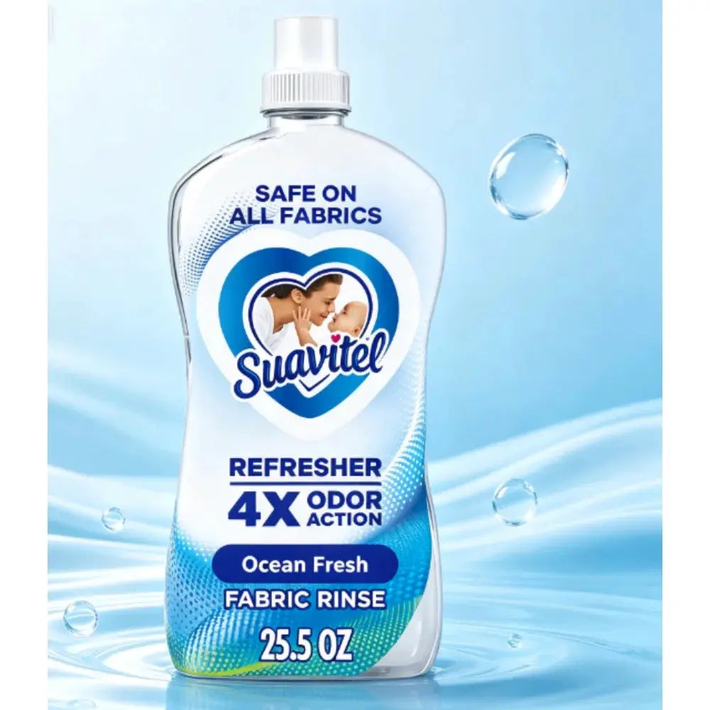 Liquid Fabric Softener | Ocean Fresh Scent | Odor Eliminating | 25 Fl Oz