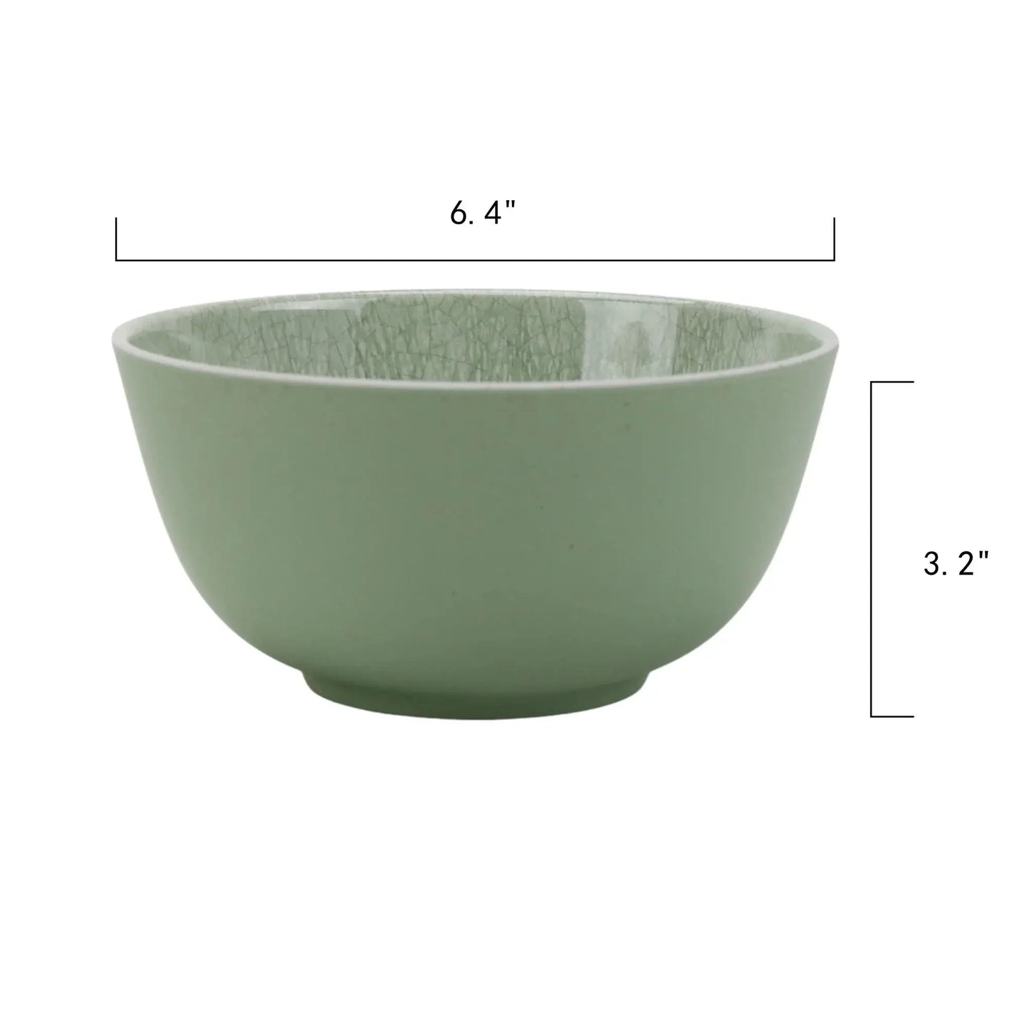 12-Piece Bamboo Melamine Dinnerware Set, Green Reactive Glaze, Eco-Friendly Tableware for Home, Kitchen, Outdoor, Parties from PriceLows™
