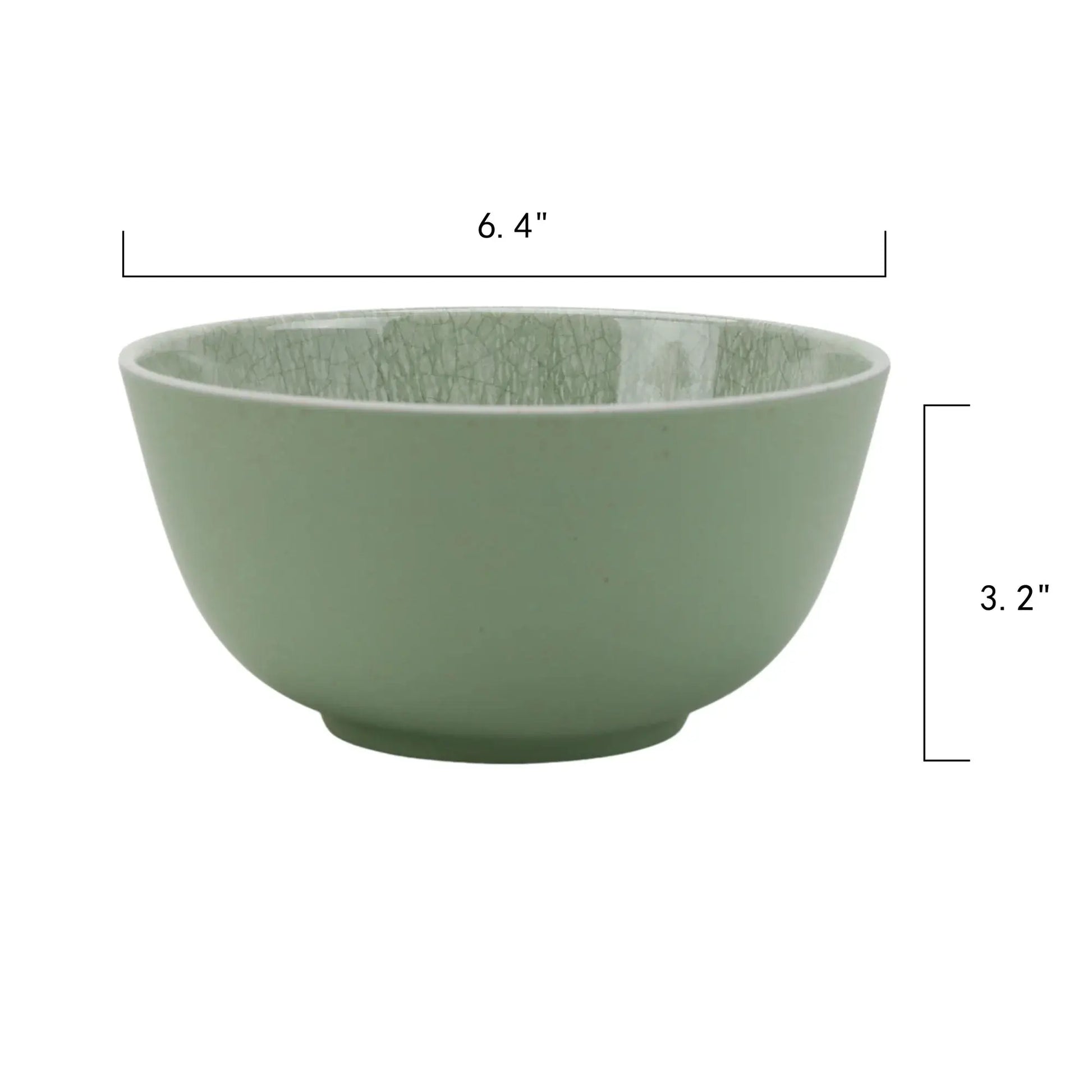 12-Piece Bamboo Melamine Dinnerware Set, Green Reactive Glaze, Eco-Friendly Tableware for Home, Kitchen, Outdoor, Parties from PriceLows™