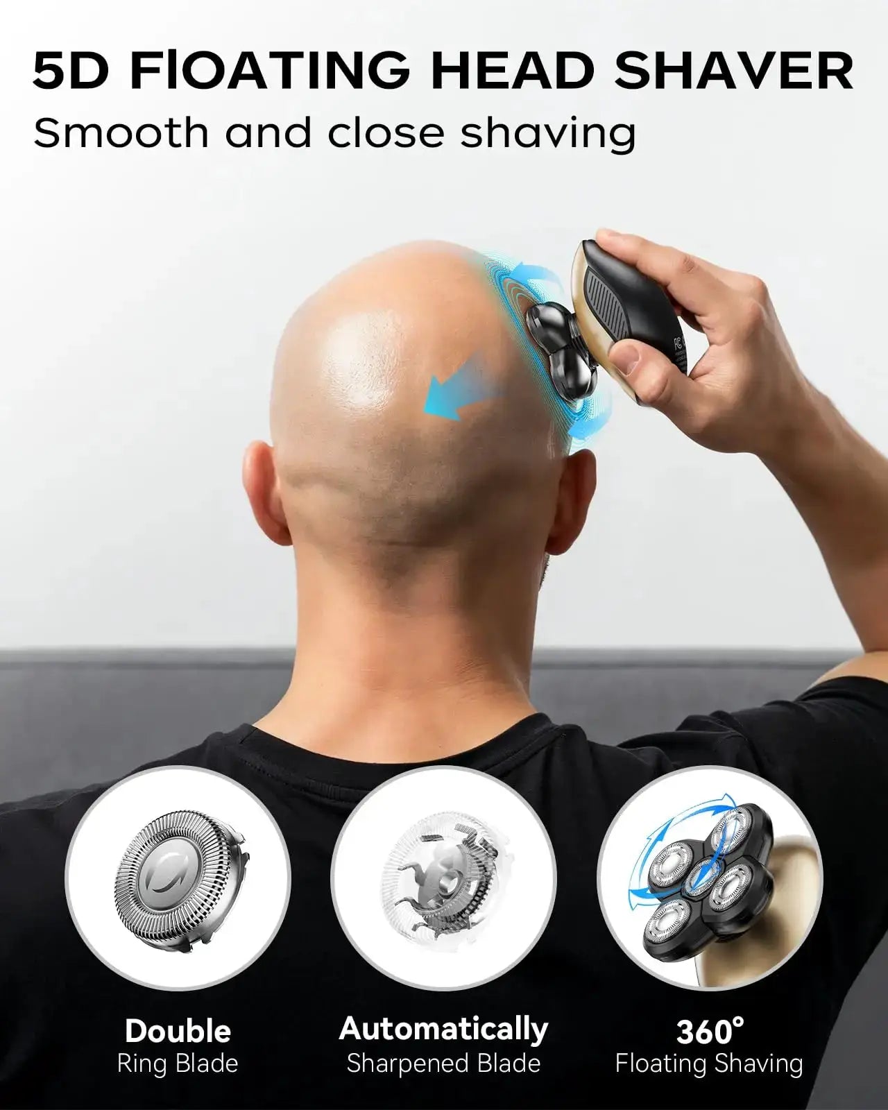 Electric Razor For Men | Cordless Rechargeable | Wet And Dry Waterproof