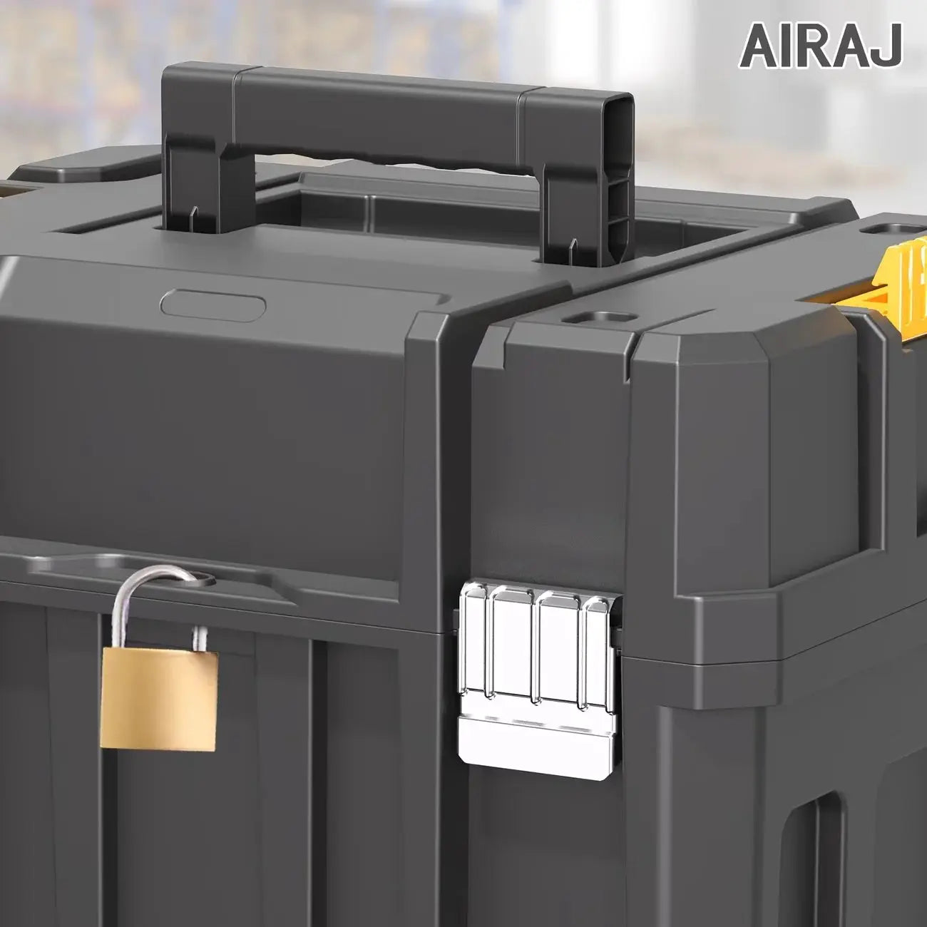 5 multi-functional rolling toolboxes, plastic portable folding storage boxes with large capacity and wheels for DIY use; made of thickened PP material, ideal for organizing garage or home repair tools. from PriceLows™