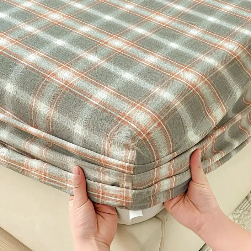Pure Cotton Fitted Sheet Adults Kids Room Bedsheets Single/Twin/Queen/King Size Bed Cover простынь Soft Mattress Protector from PriceLows™