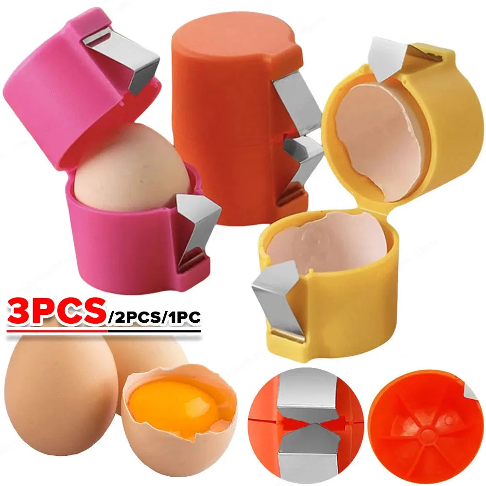 3-1PC Egg Shell Opener Portable Egg Opener Kitchen Handheld Egg Shell Crusher Household Press Egg Shell Separator Kitchen Gadget from PriceLows™