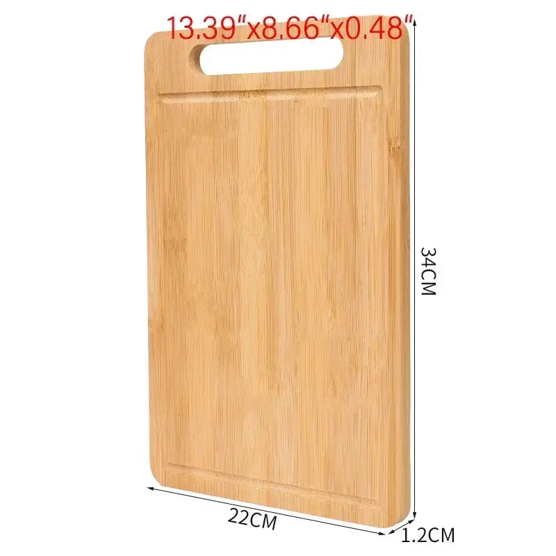 Bamboo Cutting Board | Thickened | Eco Friendly | Meat Veggie Prep
